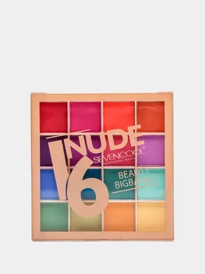 Разноцветный палетка теней для век "16 colors Beauty Eyes"