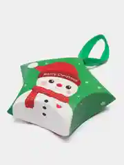 Салатовый звезда-коробка для подарков на елку
