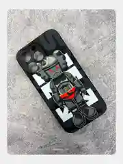 Серый меланж чехол KAWS для iPhone 14 Pro