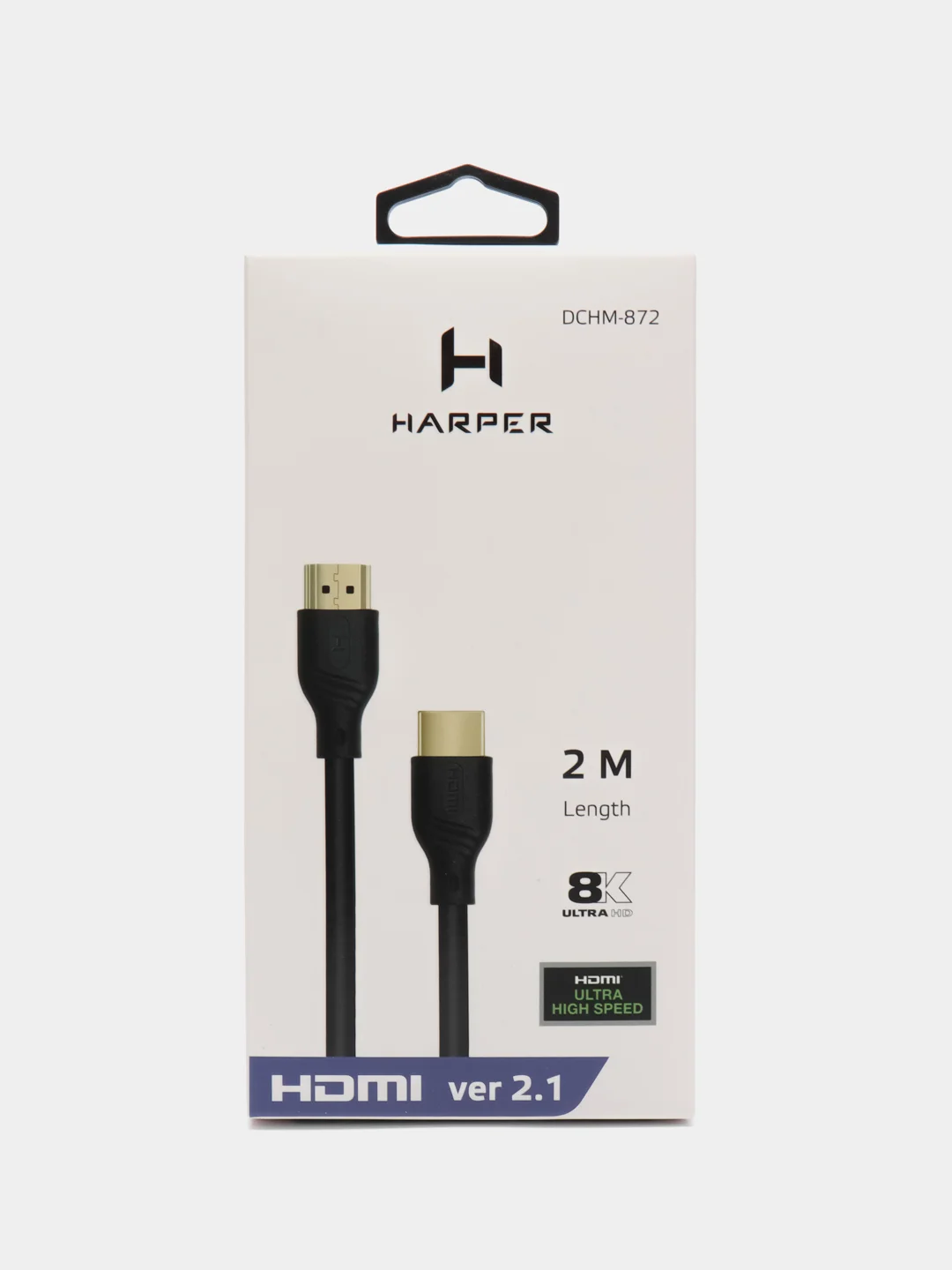 Кабель HDMI Harper DCHM-872, версии 2.1, 8K Ultra HD, 2 м