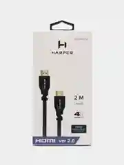 Кабель HDMI-HDMI Harper DCHM-372, 4K Ultra HD, 2 м, черный