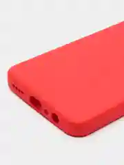 Красный чехол для Realme C30 (Реалми С30), цветной, силиконовый