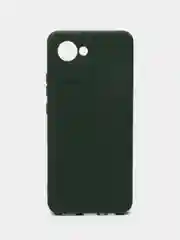 Зеленый чехол для Realme C30 (Реалми С30), цветной, силиконовый