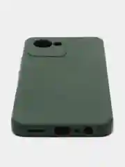 Бежевый чехол для Realme C30 (Реалми С30), цветной, силиконовый