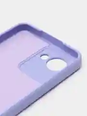 Лавандовый чехол для Realme C30 (Реалми С30), цветной, силиконовый