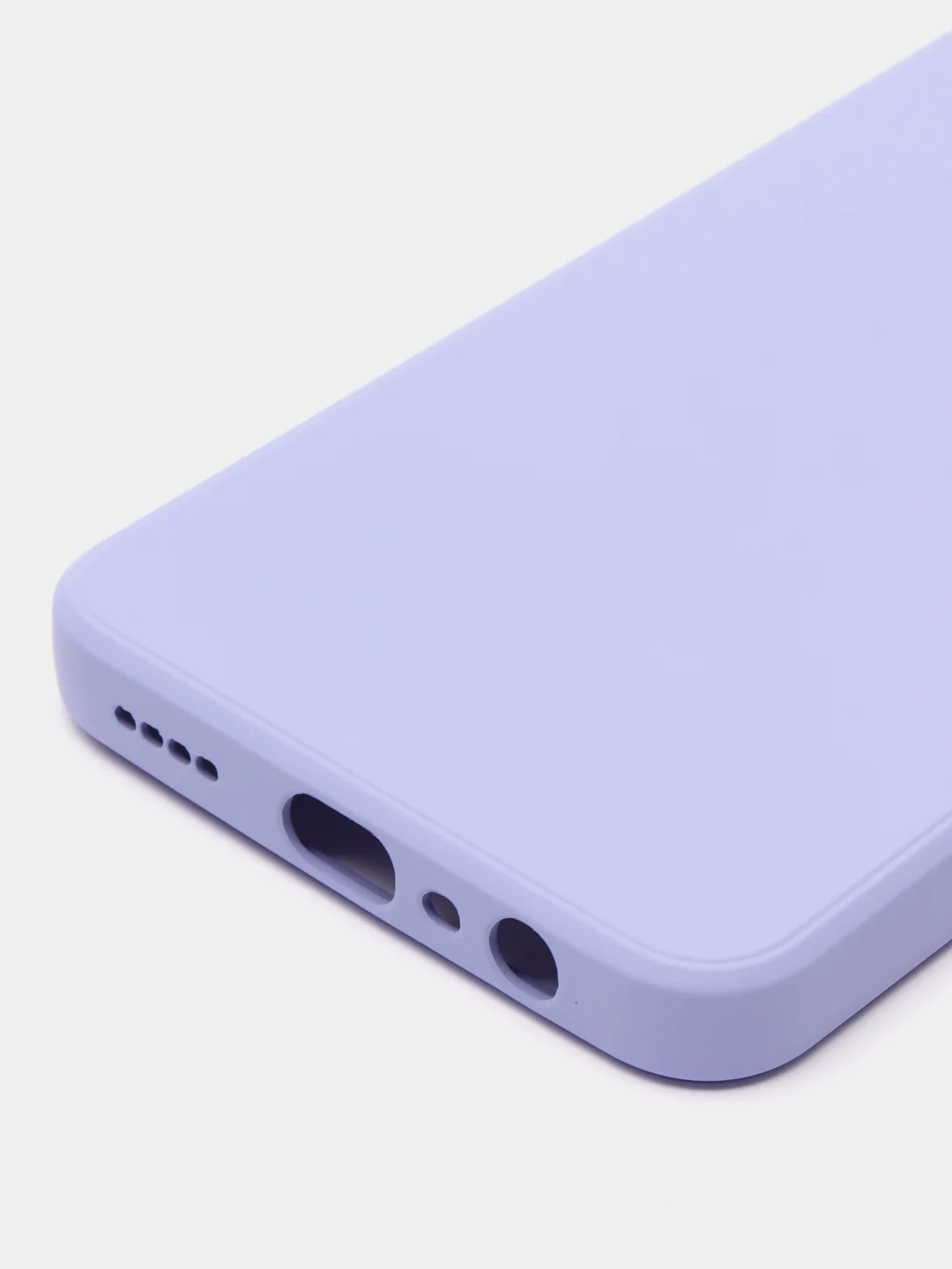 Лавандовый чехол для Realme C30 (Реалми С30), цветной, силиконовый