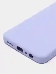 Лавандовый чехол для Realme C30 (Реалми С30), цветной, силиконовый