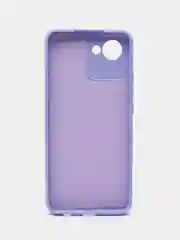 Лавандовый чехол для Realme C30 (Реалми С30), цветной, силиконовый