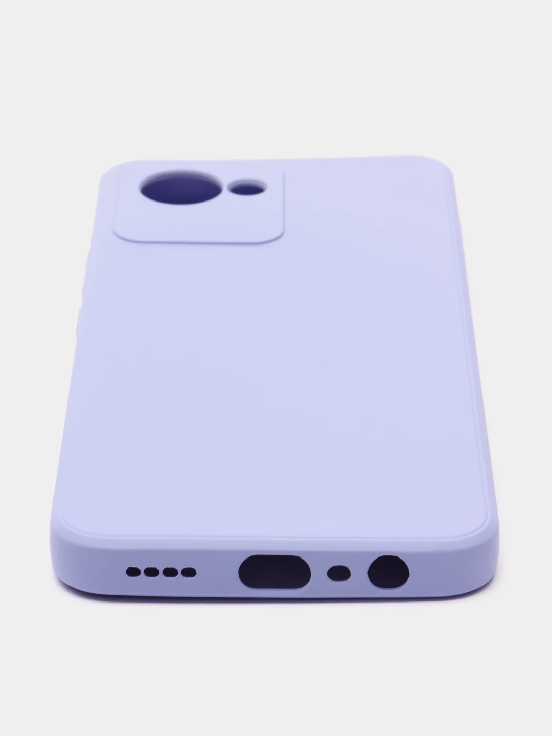 Лавандовый чехол для Realme C30 (Реалми С30), цветной, силиконовый