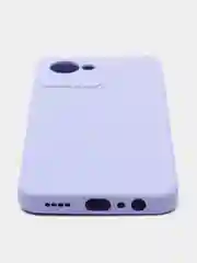 Лавандовый чехол для Realme C30 (Реалми С30), цветной, силиконовый