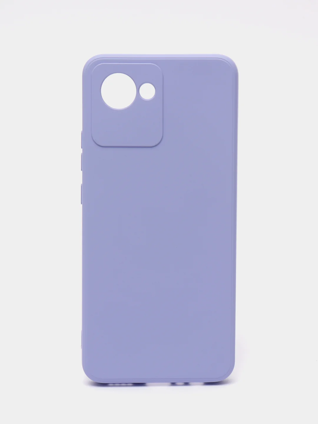 Лавандовый чехол для Realme C30 (Реалми С30), цветной, силиконовый