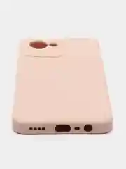 Бежевый чехол для Realme C30 (Реалми С30), цветной, силиконовый