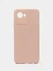 Бежевый чехол для Realme C30 (Реалми С30), цветной, силиконовый
