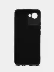 Черный чехол для Realme C30 (Реалми С30), цветной, силиконовый
