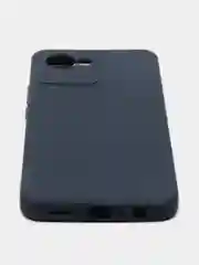Темно-синий чехол для Realme C30 (Реалми С30), цветной, силиконовый