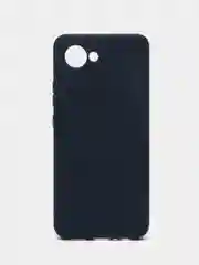 Темно-синий чехол для Realme C30 (Реалми С30), цветной, силиконовый