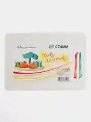 Доска для лепки + 2 стека СТАММ, А3, белая