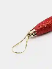 Красный набор елочных украшений, новогодние украшения, игрушки на елку