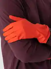 Красный перчатки хозяйственные, резиновые, утепленные