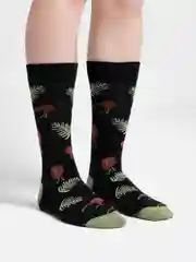 Зеленый носки новогодние