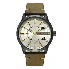 Хаки мужские наручные часы Curren 8306 в подарочной упаковке