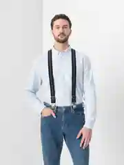 Оливковый мужские подтяжки