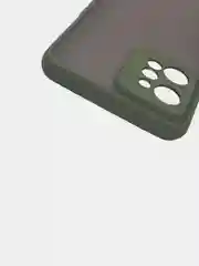 Лесной зеленый чехол пластиковый для Realme C31 / Реалми С31 матовый, с цветными кнопками