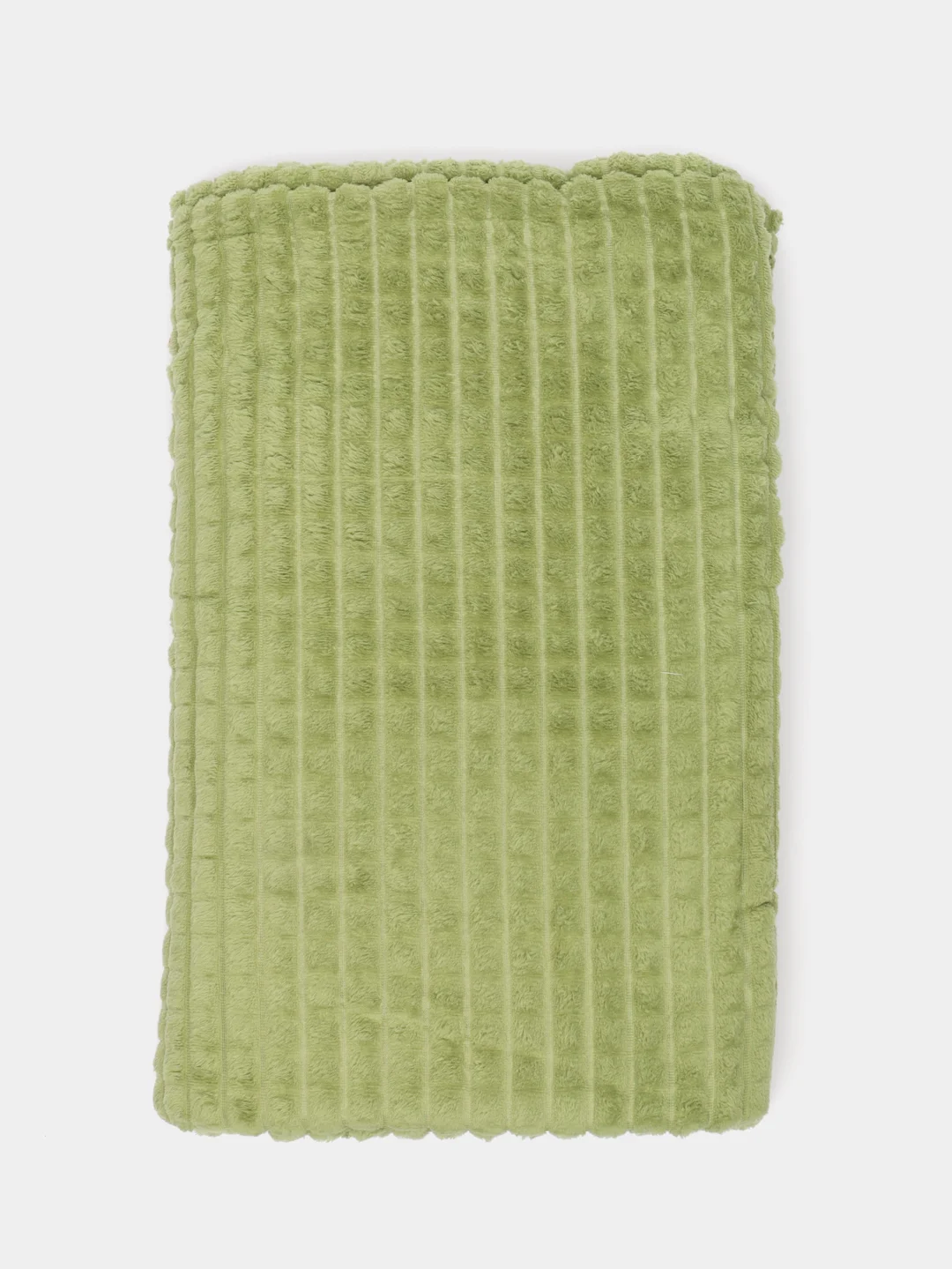 Оливковый плед "Кубик", евро, 200*220 см