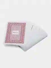 Красный пластиковые игральные карты (карты для покера)