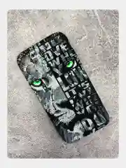 Тёмно-серый чехол KAWS для iPhone 14 Pro