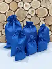 Бордовый мешок подарочный, холщовый, льняной. Набор из 7 мешков