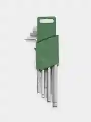 Набор шестигранников (Г-обр.) 9 шт (с шаром), (1.5,2,2.5,3,4,5,6,8,10 мм), "Дело Техники"