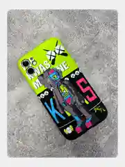 Лайм чехол KAWS для iPhone 14 Pro