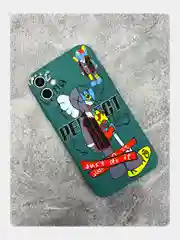 Тёмно-бирюзовый чехол KAWS для iPhone 14 Pro