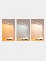 Белый светильник настольный, светодиодный, 3 режима, с аккумулятором