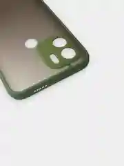 Лесной зеленый чехол Xiaomi Redmi A1 Plus / A1+, Сяоми Редми А1+ пластиковый матовый с цветными кнопками