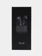 Черный беспроводные Bluetooth наушники Pro4