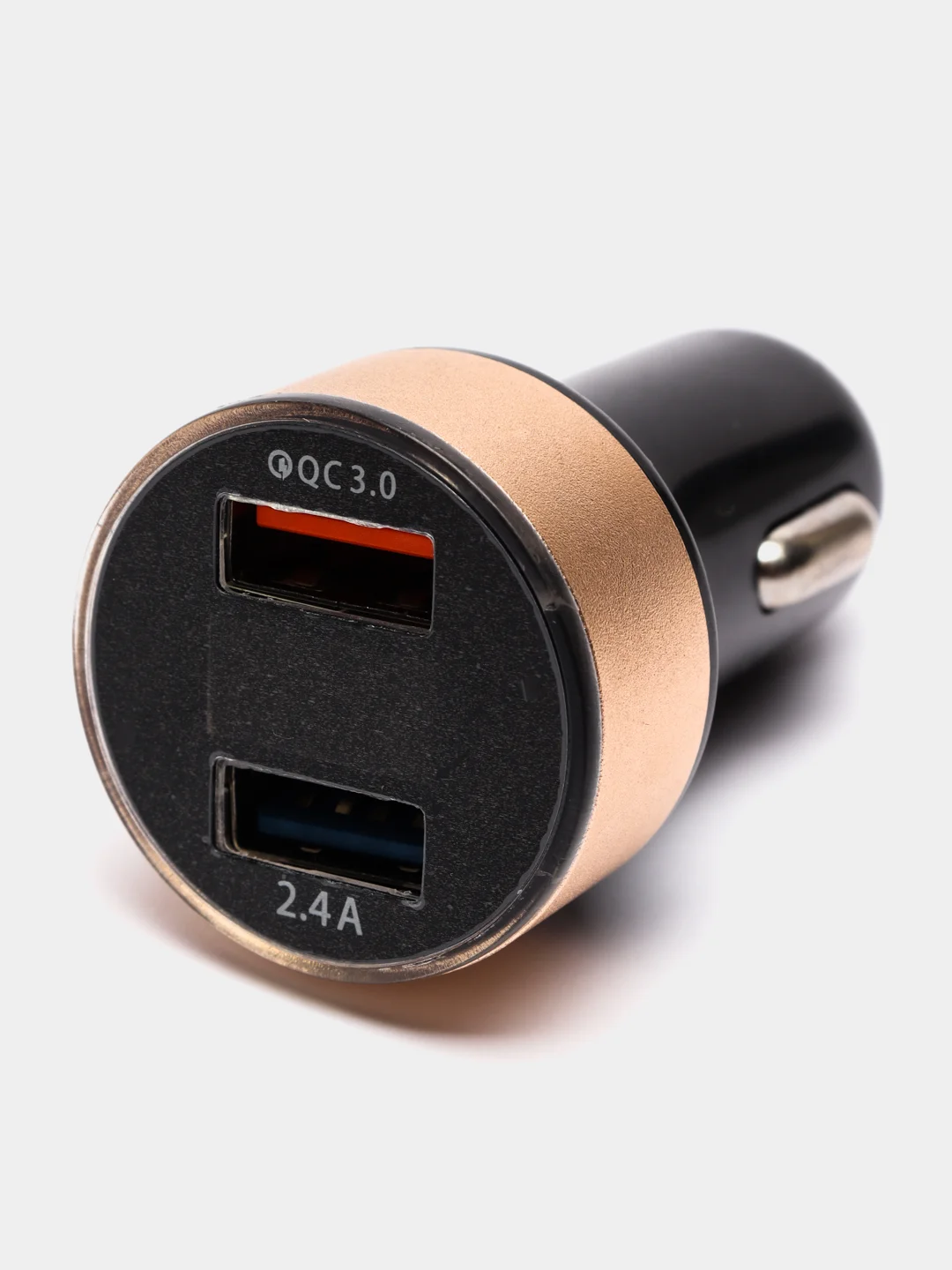 Карамельный автомобильное зарядное устройство, 2 USB, QC 3.0, быстрая зарядка, 2,4 А