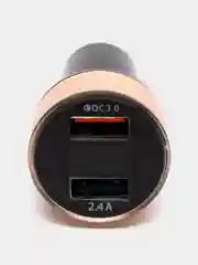 Карамельный автомобильное зарядное устройство, 2 USB, QC 3.0, быстрая зарядка, 2,4 А