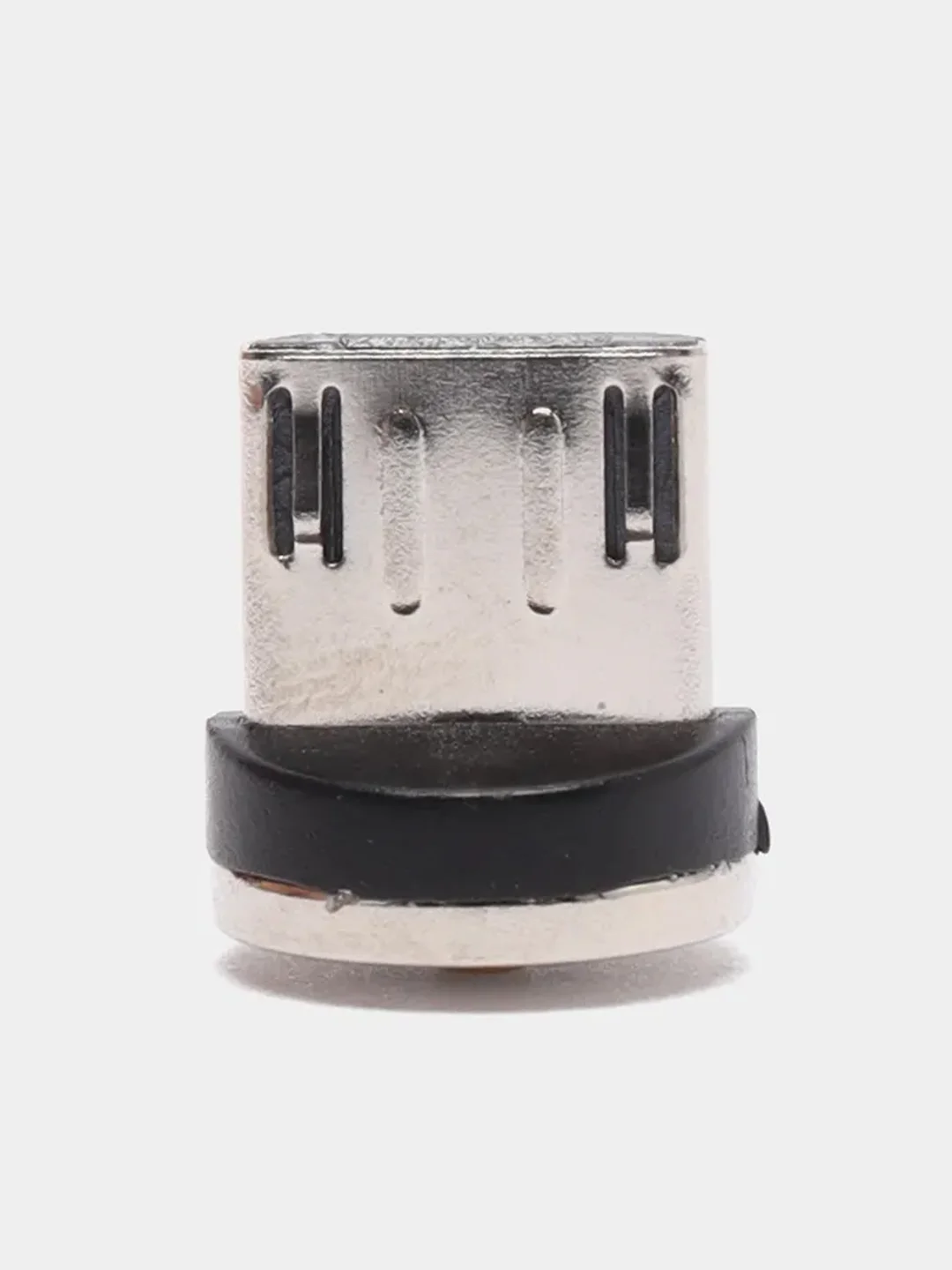 Серый меланж магнитный кабель для зарядки телефона, коннекторы: microUSB, Lightning, Type-C, адаптер
