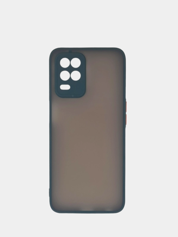 Чехол пластиковый Realme 8S 5G / Реалми 8с 5G матовый, с цветными кнопками