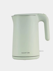 Чайник электрический GALAXY LINE GL0327, 1800Вт, 1,5л, двойные стенки: металл+пластик