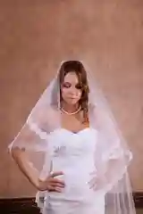 Свадебная фата "Хрустальный цветок" Romantic Wedding