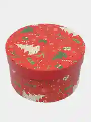 Багровый коробка подарочная новогодняя