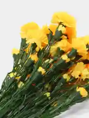 Желтый искусственные цветы "Гвоздики кустовые", 5 веток в упаковке