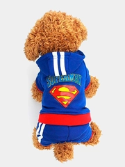 Комбинезон для собак Superman, с капюшоном