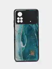 Зеленый чехол для POCO X4 Pro 5G "DF"