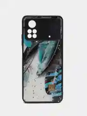 Голубой чехол для POCO X4 Pro 5G "DF"