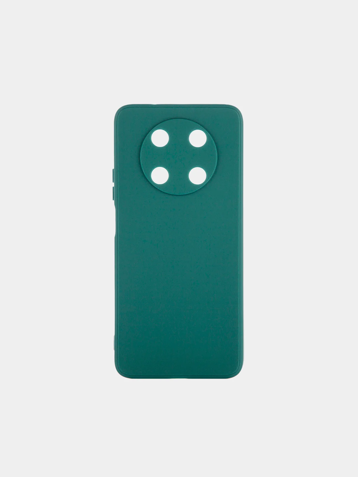 Тёмно-зелёный чехол BROSCORP для Huawei Nova Y90, тонкий, силиконовый, матовый, с бортиком вокруг камер