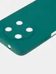 Тёмно-зелёный чехол BROSCORP для Huawei Nova Y90, тонкий, силиконовый, матовый, с бортиком вокруг камер